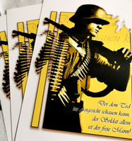 Poster DIN A4 "Der Soldat ist der freie Mann"
