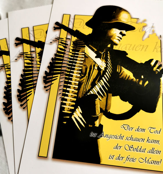 Poster DIN A4 "Der Soldat ist der freie Mann"